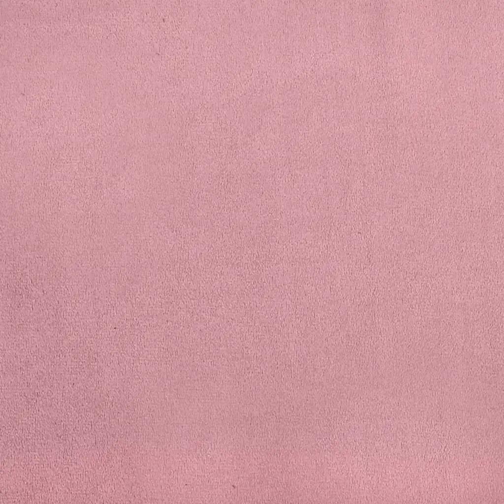 Bedframe met hoofdeinde fluweel roze 80x200 cm (11)