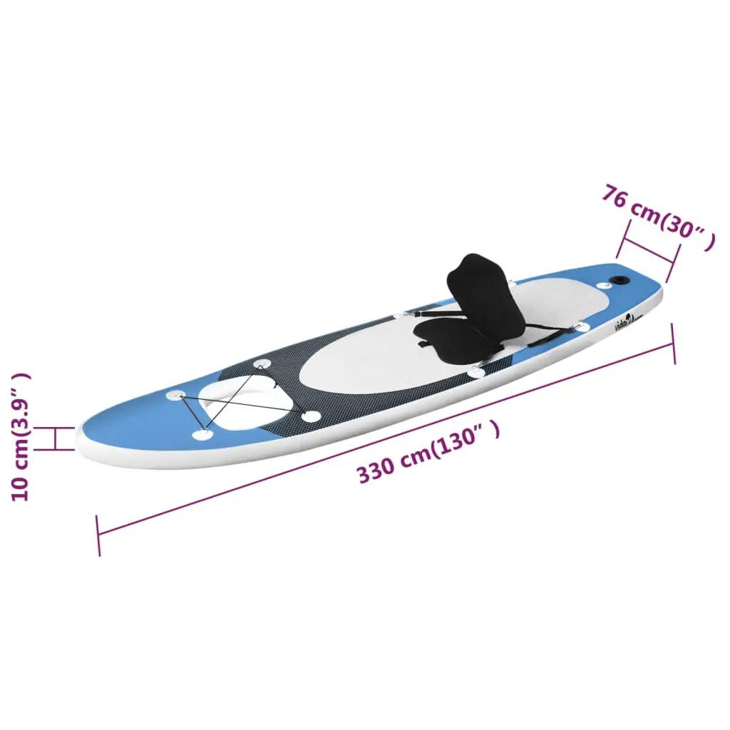 Stand Up Paddleboardset opblaasbaar 330x76x10 cm zeeblauw (12)