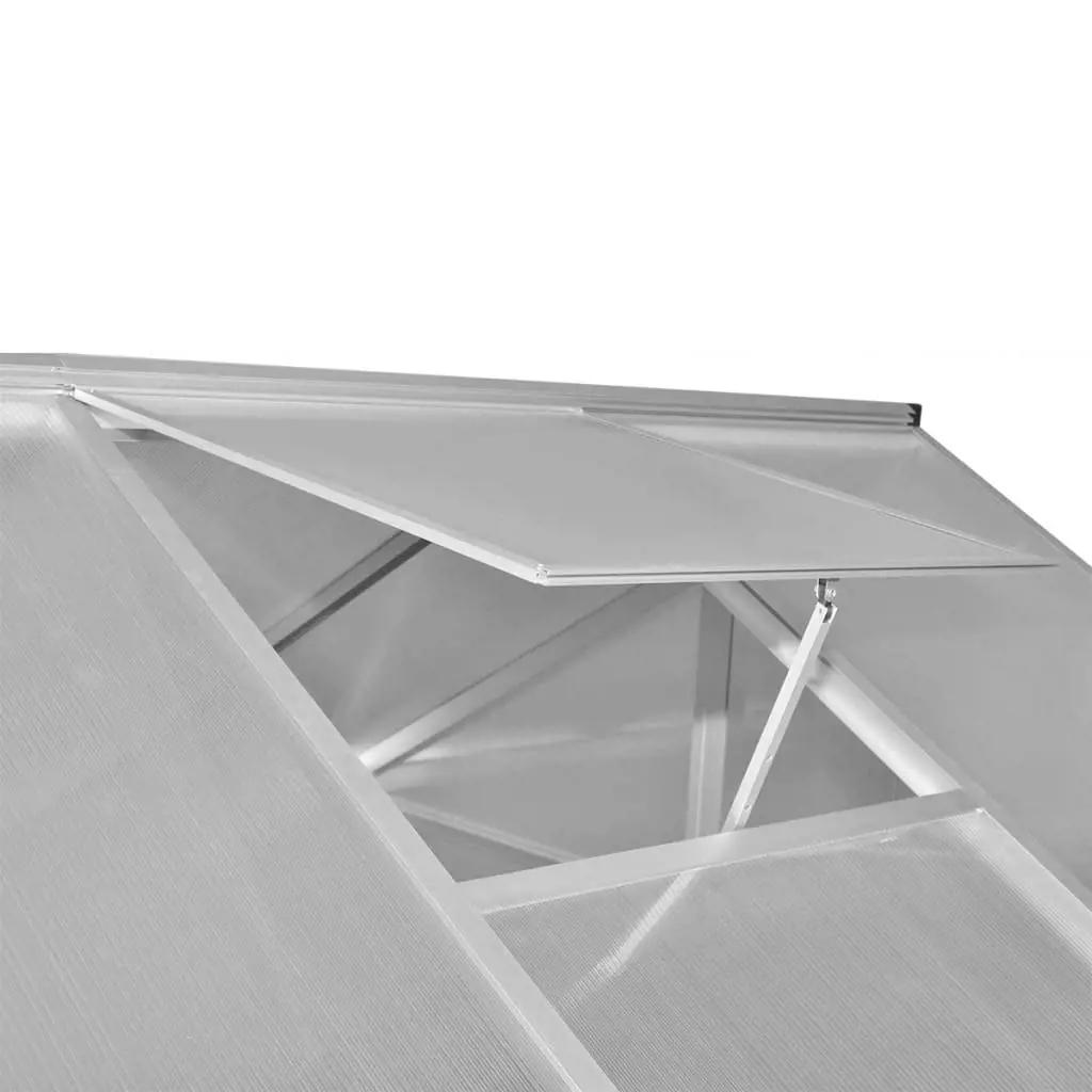 Tuinkas met basisframe 6,05 m² versterkt aluminium (6)