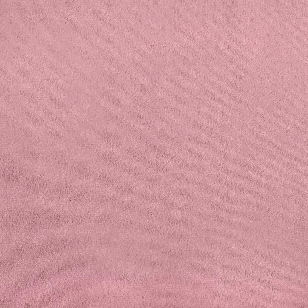 Bed met matras fluweel roze 80x200 cm (10)