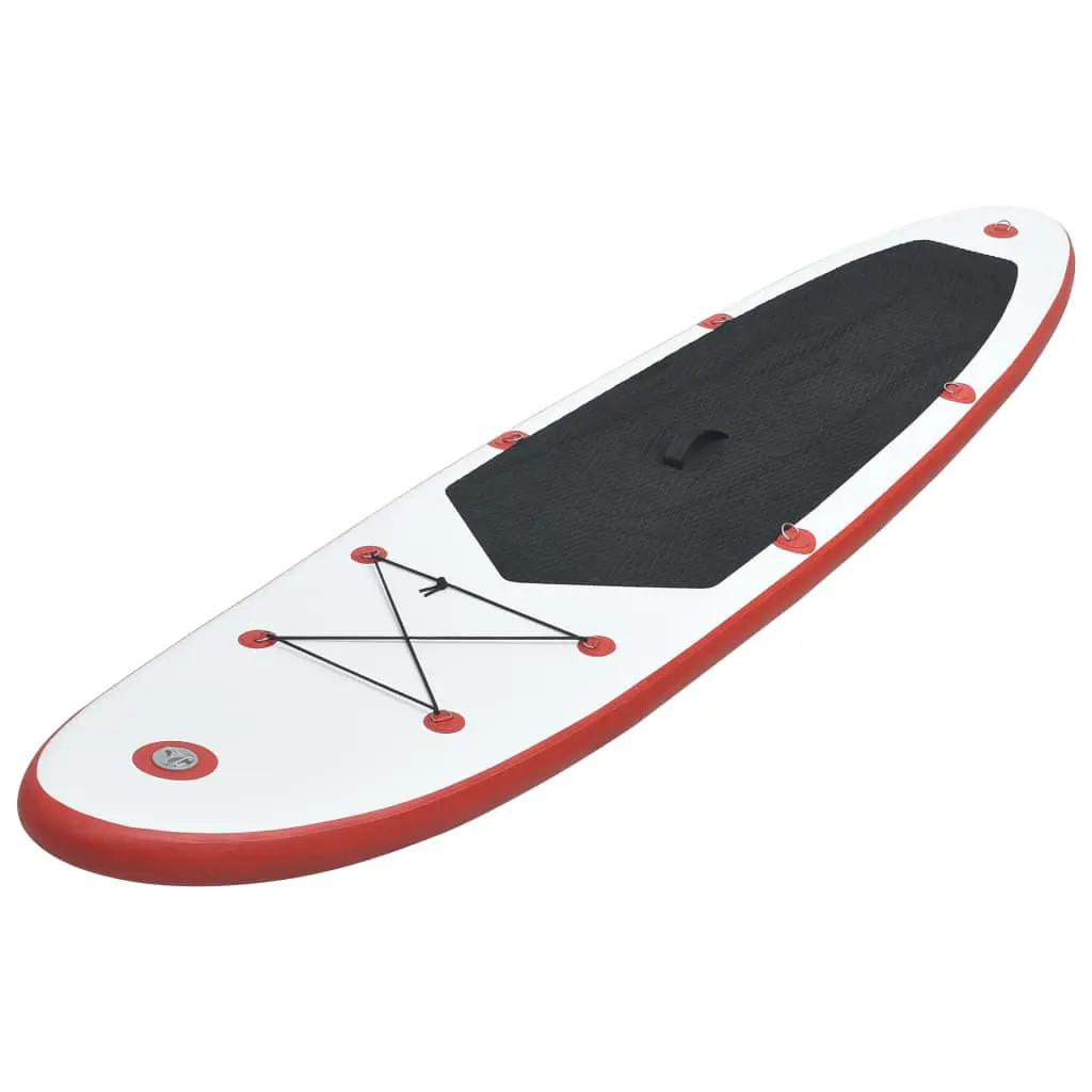 Stand-up paddleboard opblaasbaar rood en wit (2)