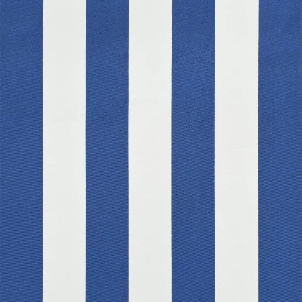Luifel uittrekbaar 300x150 cm blauw en wit (7)