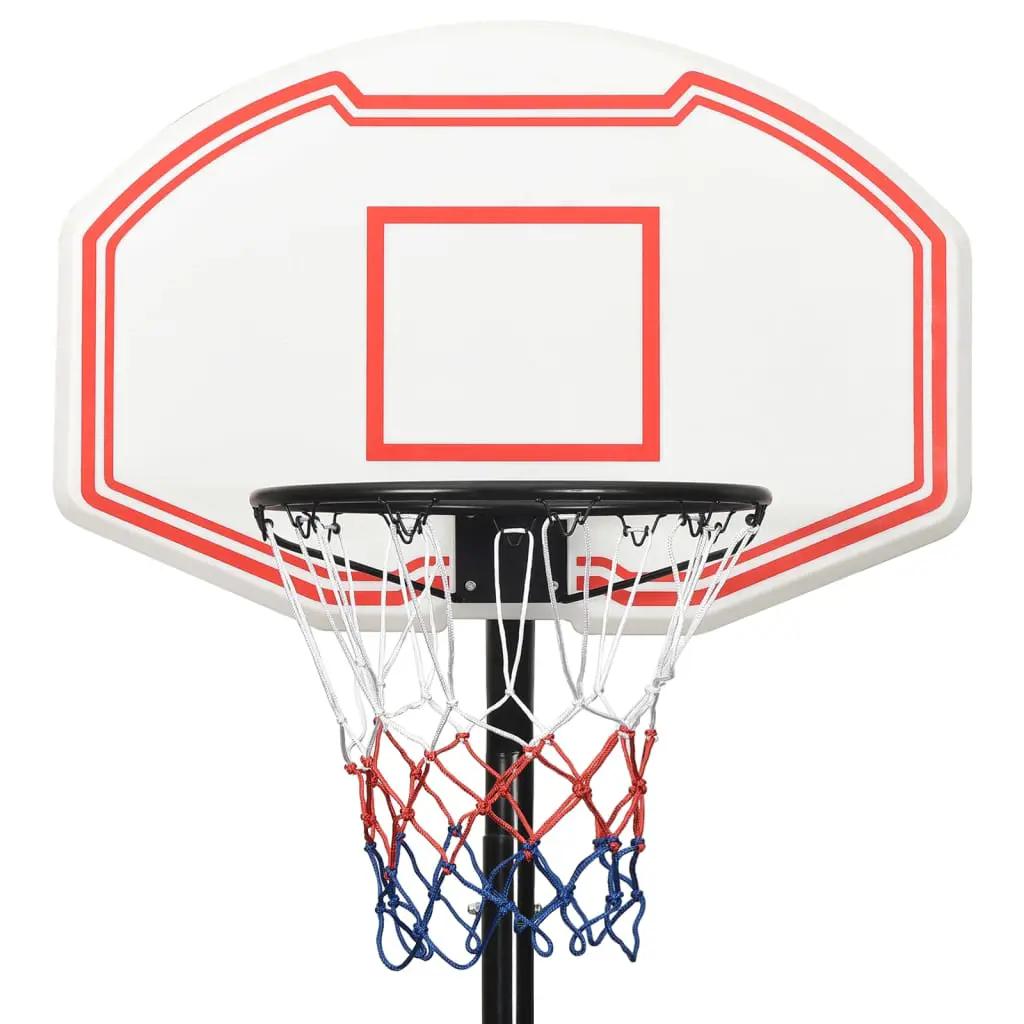 Basketbalstandaard 237-307 cm polyetheen wit (5)