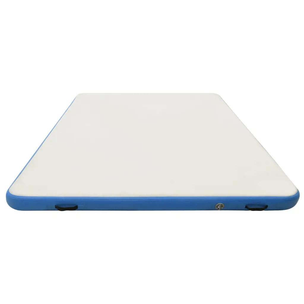 Vlot opblaasbaar 300x300x15 cm blauw en wit (4)