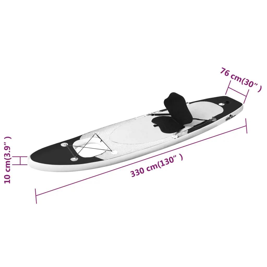 Stand Up Paddleboardset opblaasbaar 330x76x10 cm zwart (12)