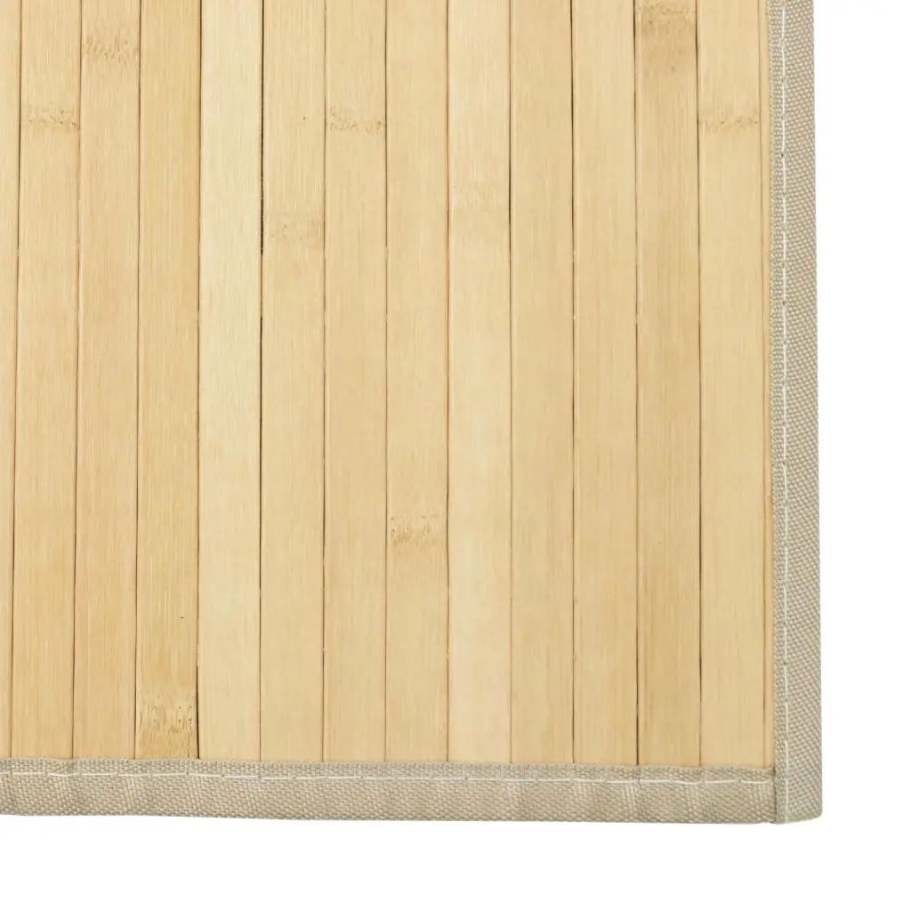 Vloerkleed rechthoekig 70x300 cm bamboe lichtnaturel (6)