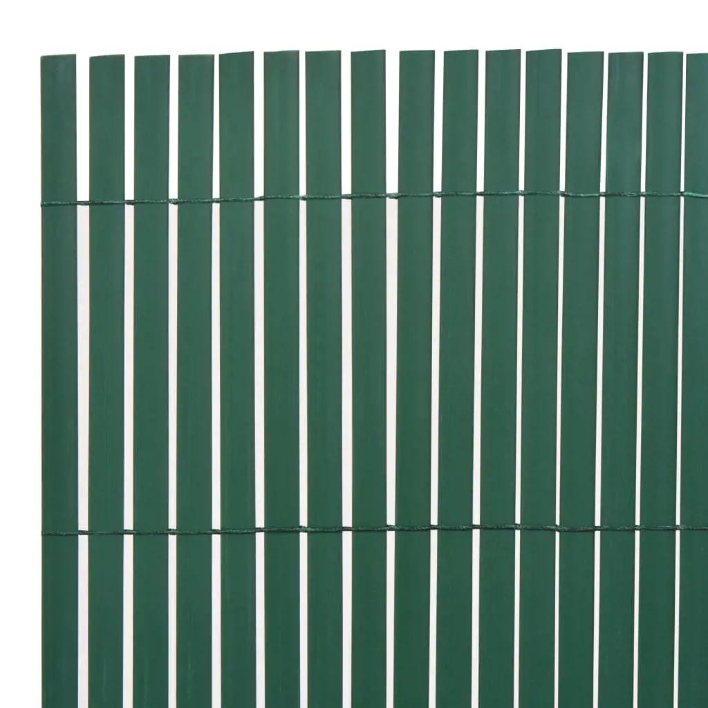 Tuinafscheiding dubbelzijdig 110x500 cm groen (5)