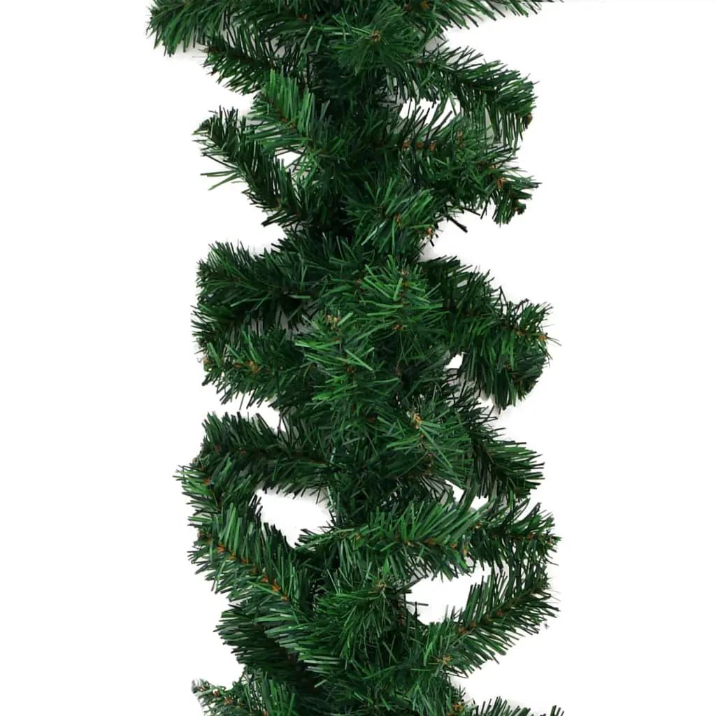 Kerstslingers 4 st 270 cm PVC groen (5)