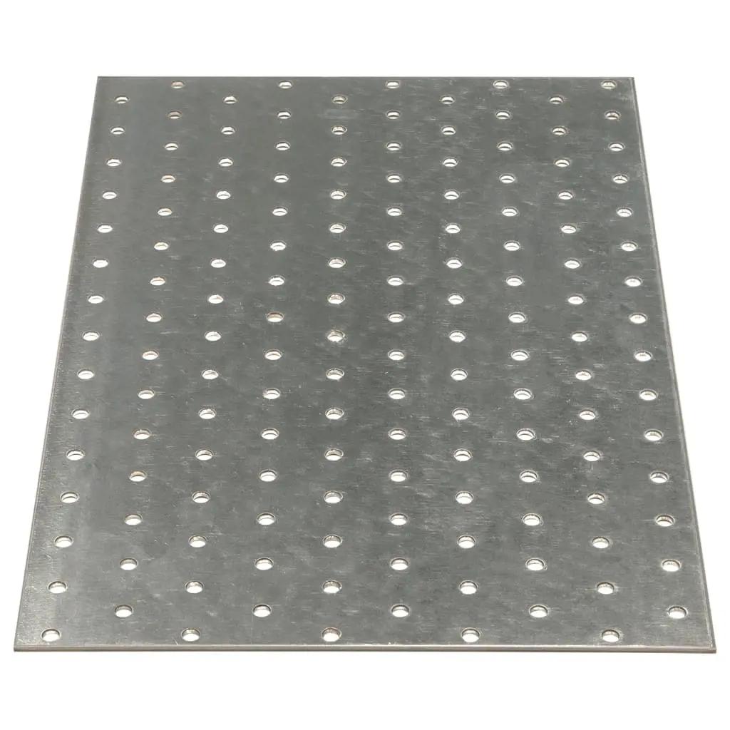 Platen geperforeerd 20 st 2 mm 300x200 mm gegalvaniseerd staal (2)