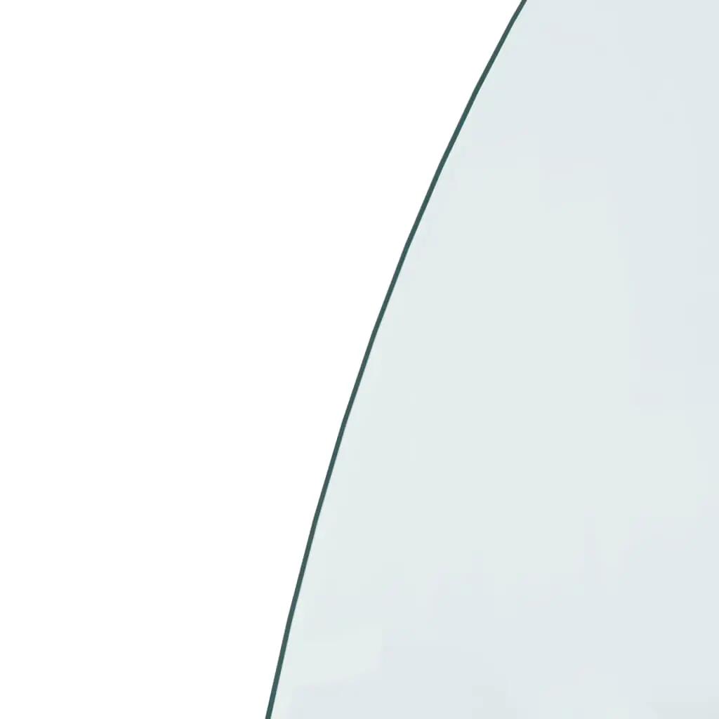 Glasplaat voor open haard half rond 800x600 mm (6)