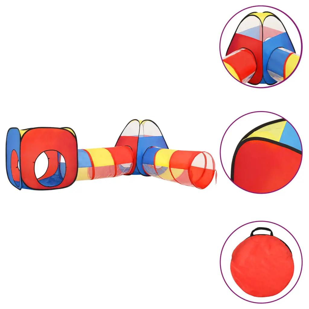 Kinderspeeltent met 250 ballen 190x264x90 cm meerkleurig (3)