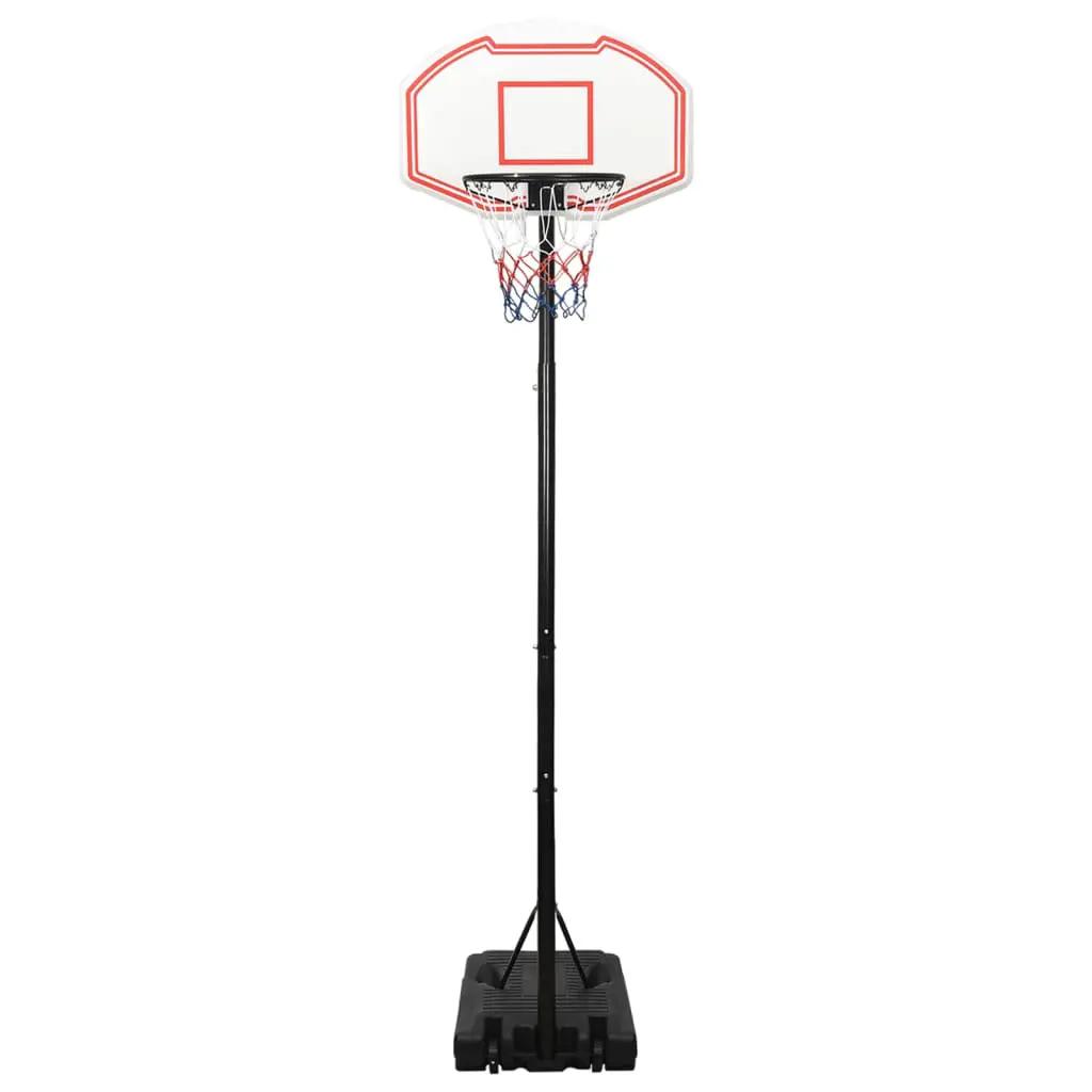 Basketbalstandaard 282-352 cm polyethyleen wit (2)