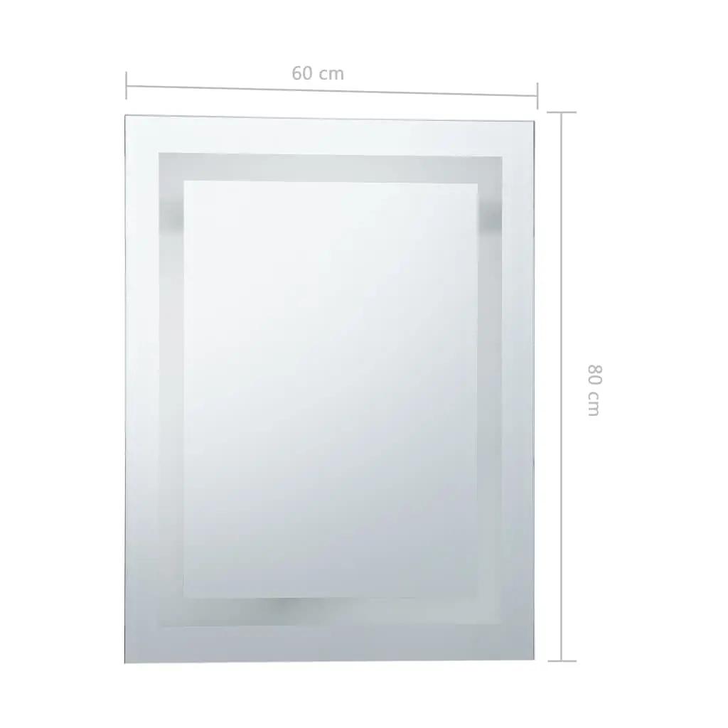Badkamerspiegel LED met aanraaksensor 60x80 cm (9)
