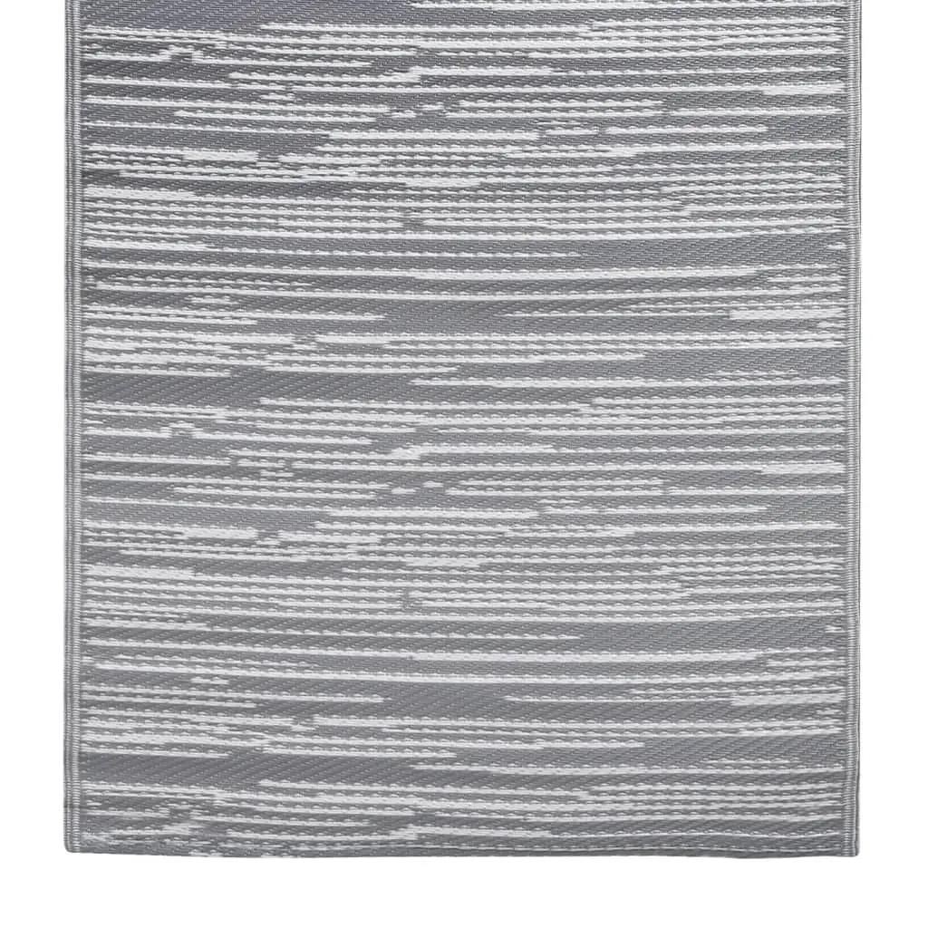 Buitenkleed 160x230 cm PP grijs (4)