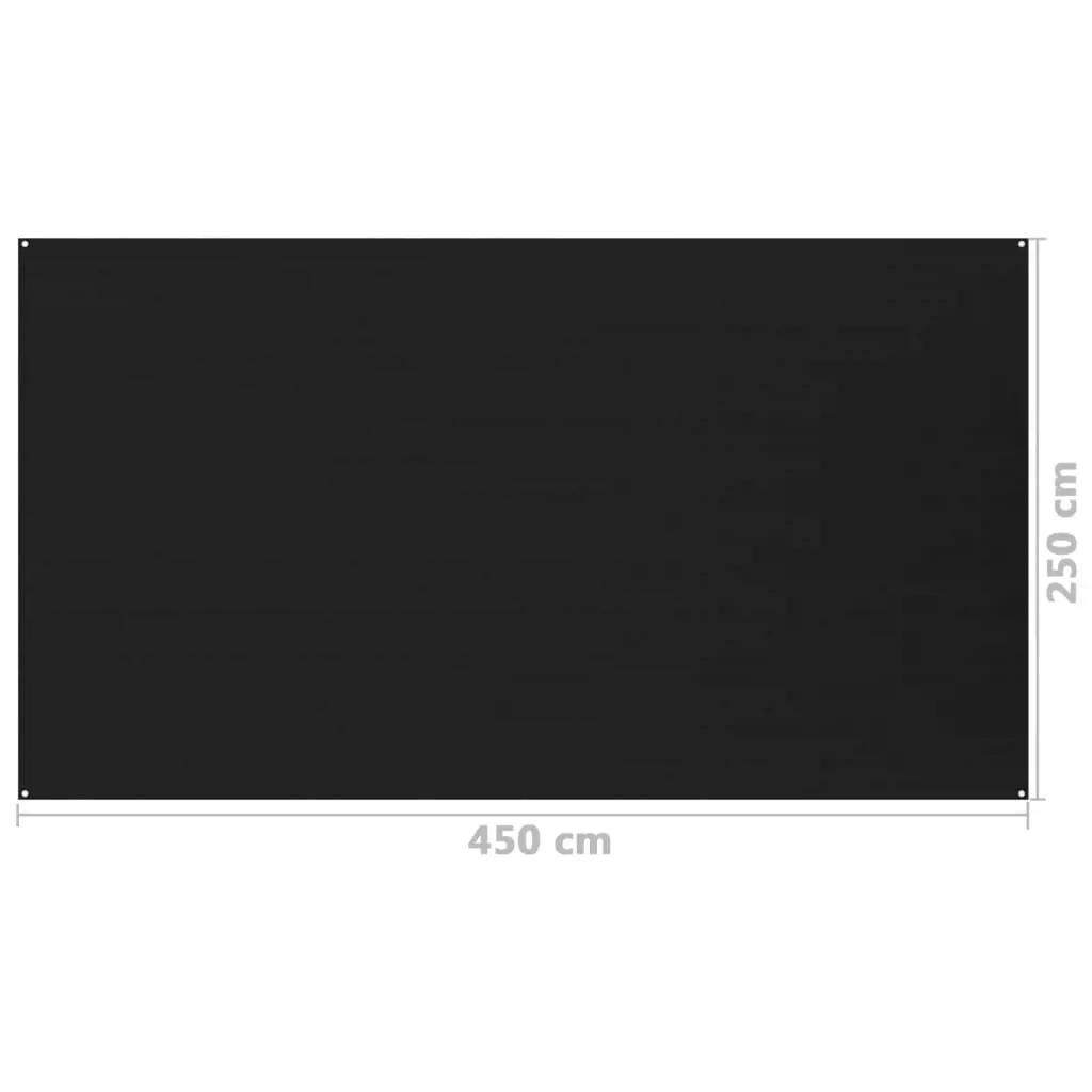 Tenttapijt 250x450 cm zwart (4)