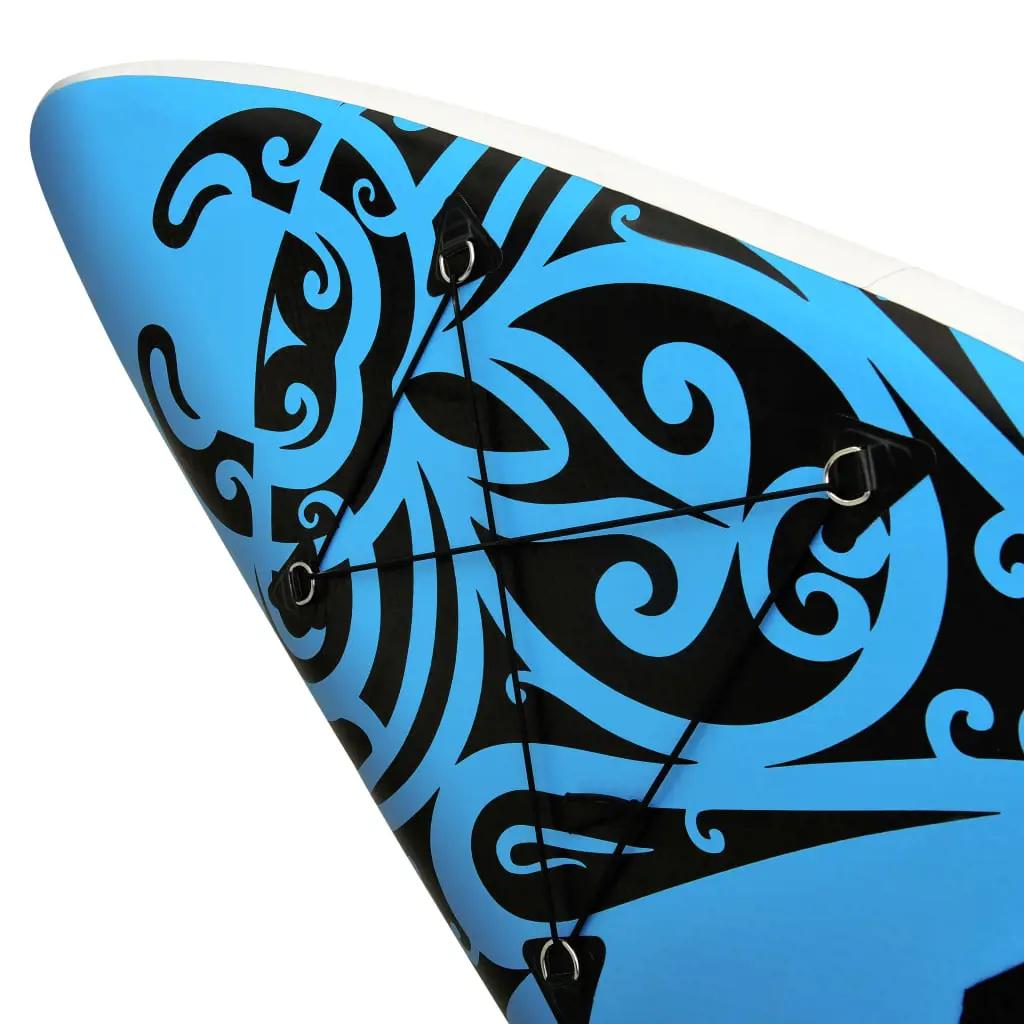 Stand Up Paddleboardset opblaasbaar 366x76x15 cm blauw (8)