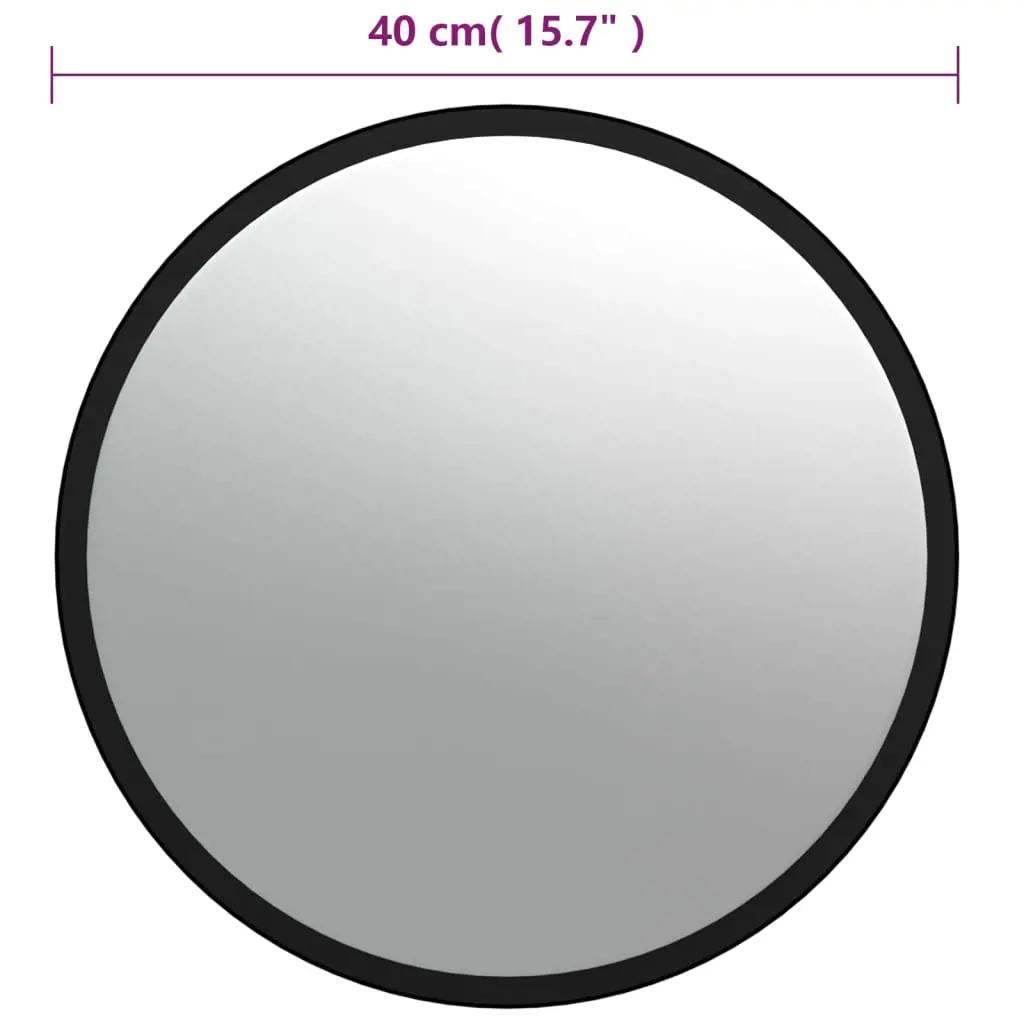 Verkeersspiegel voor binnen convex Ø40 cm acryl zwart (6)