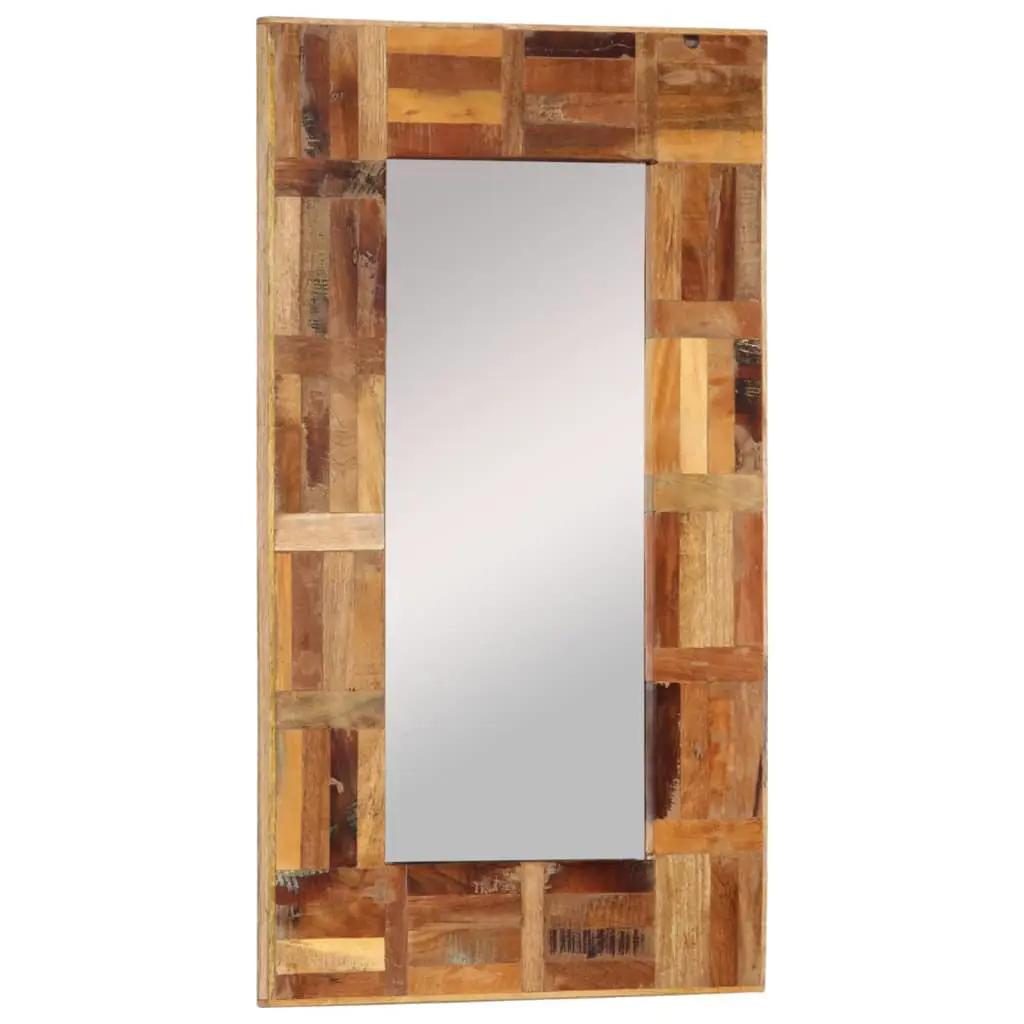Wandspiegel 50x80 cm massief gerecycled hout (10)