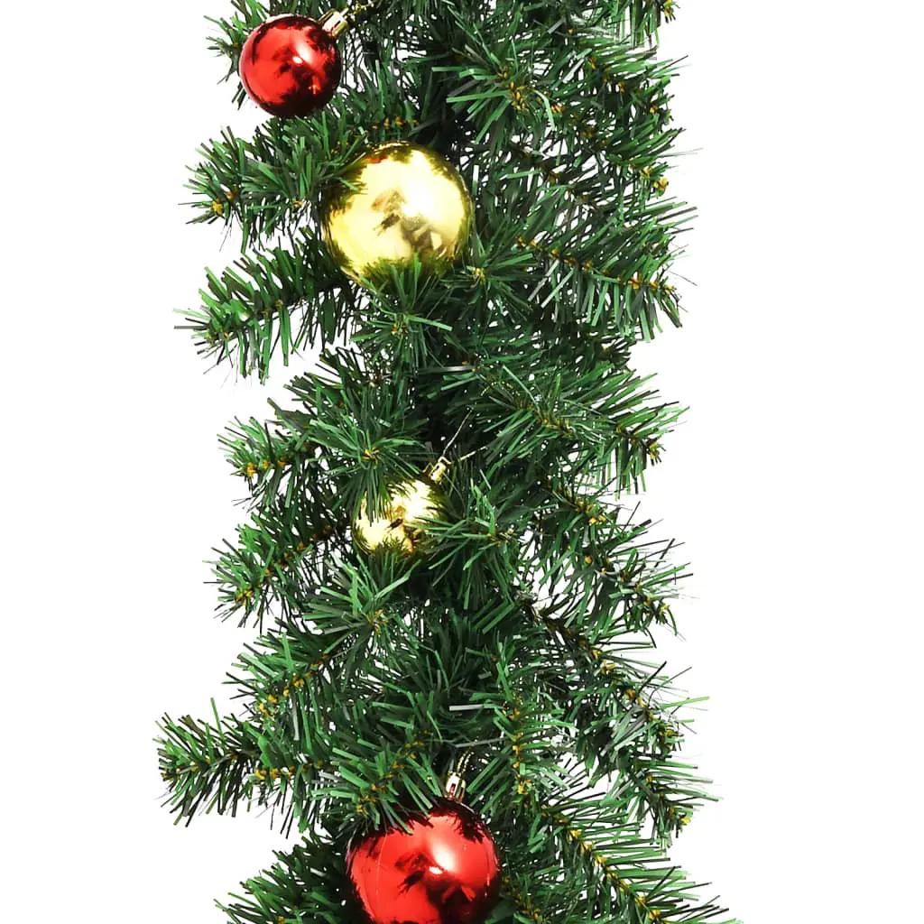 Kerstslinger versierd met kerstballen 5 m (3)