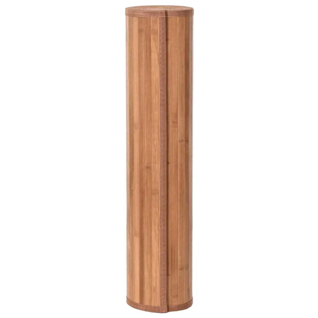 Vloerkleed rechthoekig 60x400 cm bamboe naturel (3)