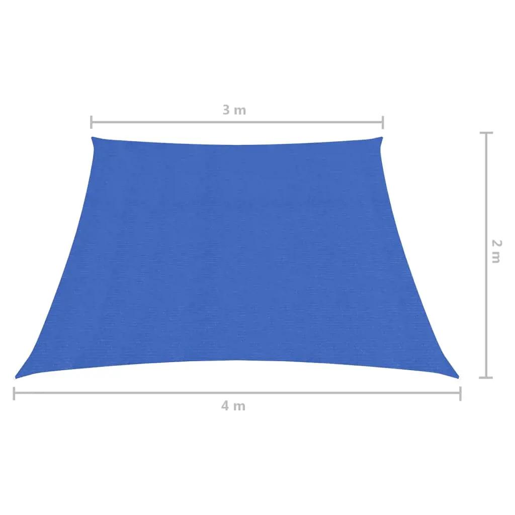 Zonnezeil 160 g/m² 3/4x2 m HDPE blauw (6)