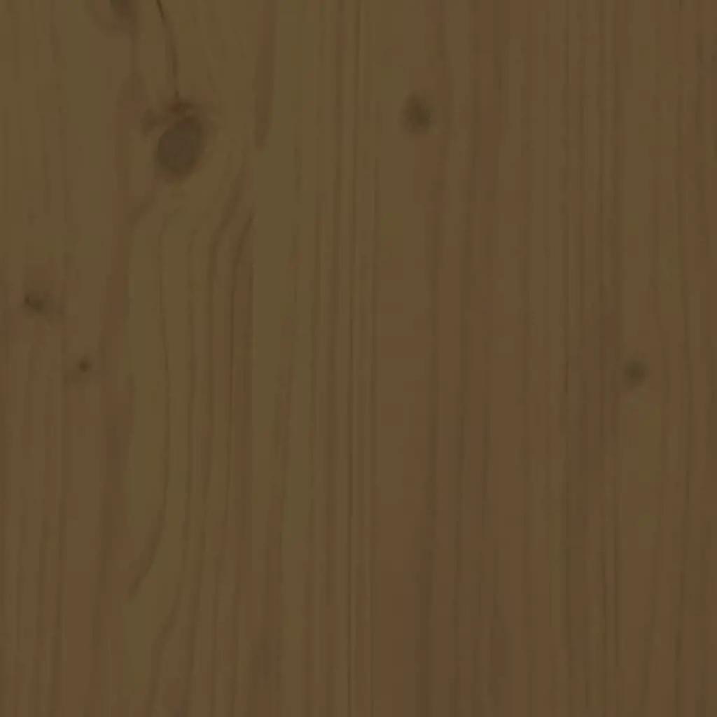 Zandbak met bankjes achthoekig massief grenenhout honingbruin (8)