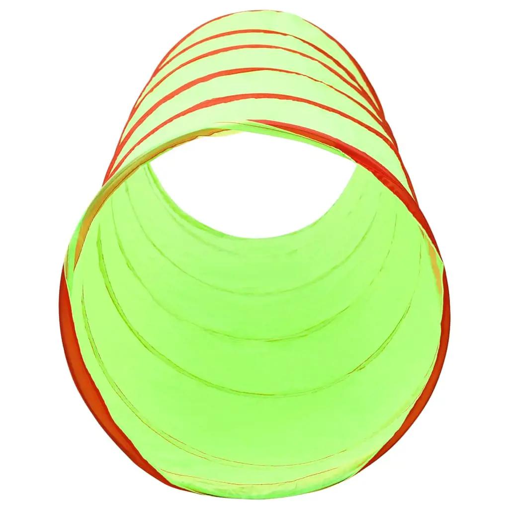 Kinderspeeltunnel met 250 ballen 175 cm polyester groen (6)