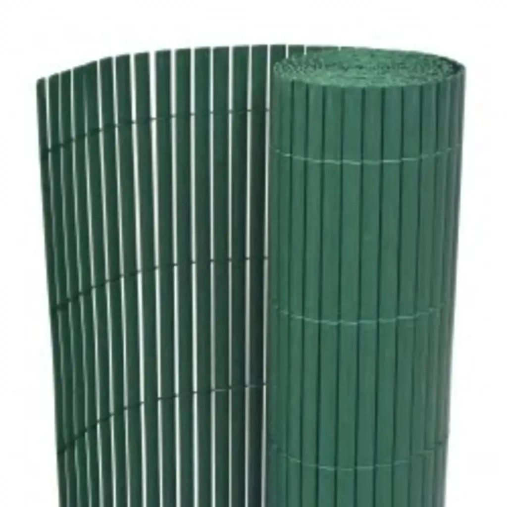 Tuinafscheiding dubbelzijdig 110x500 cm groen (2)