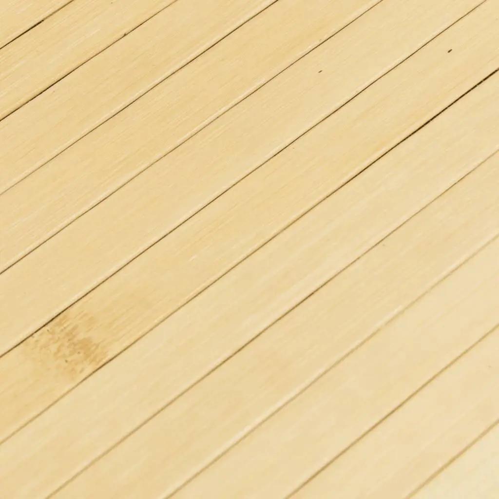 Vloerkleed rechthoekig 70x400 cm bamboe lichtnaturel (7)