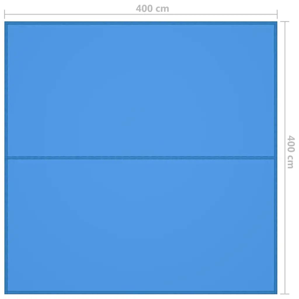 Afdekzeil 4x4 m blauw (7)