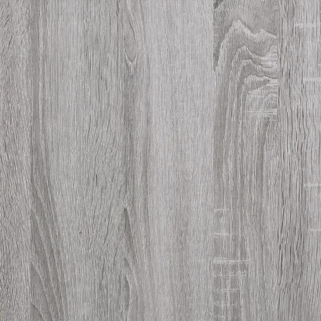 Bureau 80x50x90 cm bewerkt hout en ijzer grijs sonoma eiken (8)