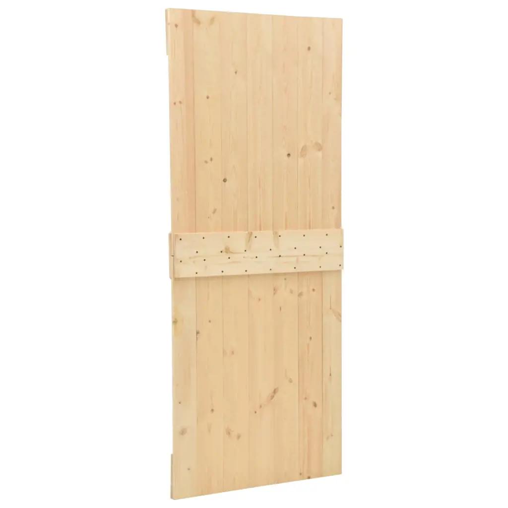Schuifdeur met beslag 80x210 cm massief grenenhout (5)