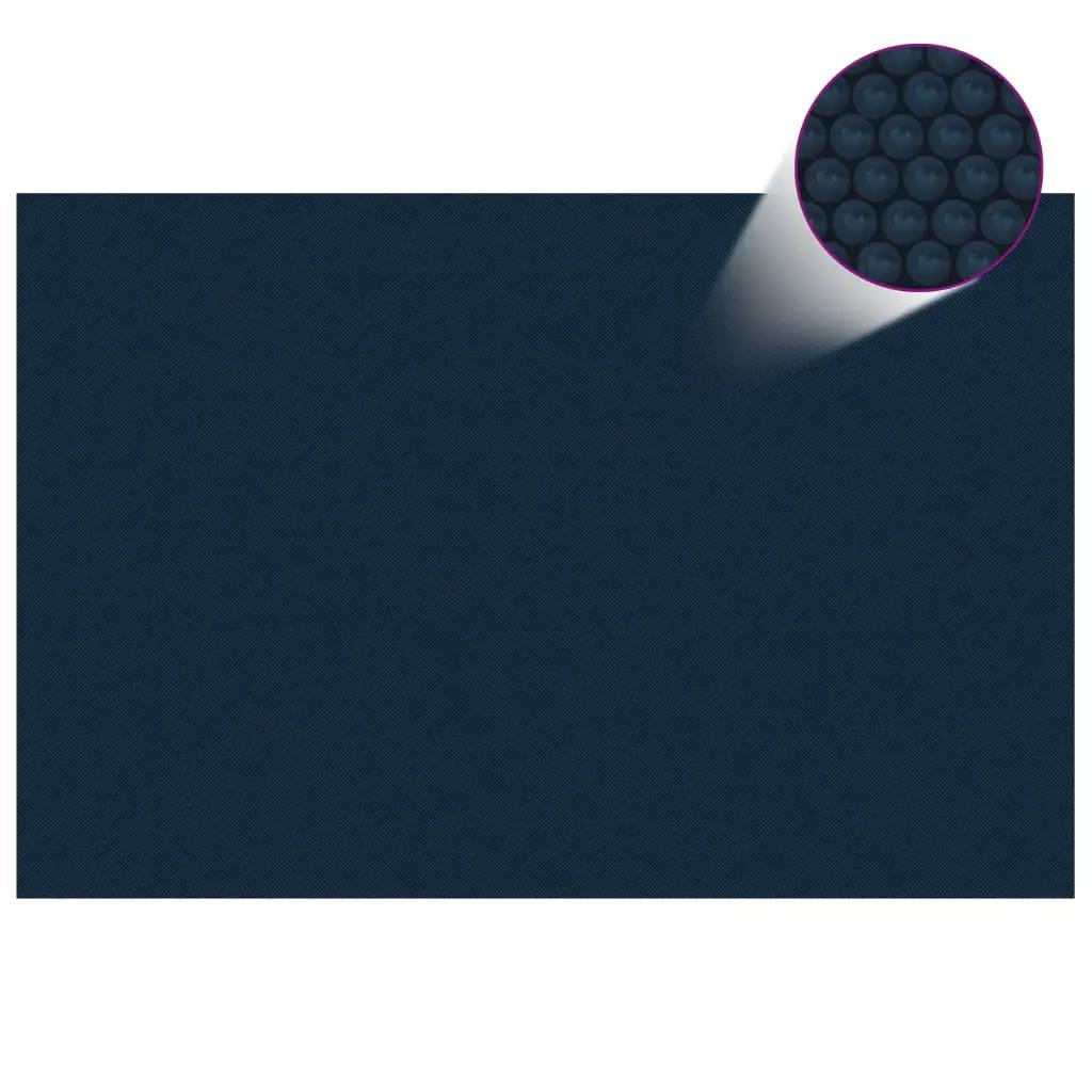 Zwembadfolie solar drijvend 300x200 cm PE zwart en blauw (2)