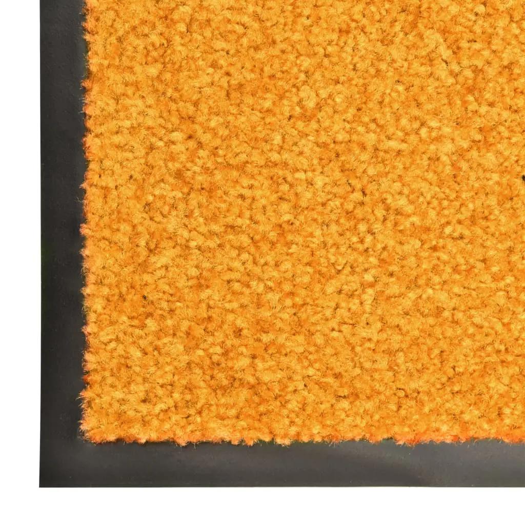 Deurmat wasbaar 60x90 cm oranje (5)