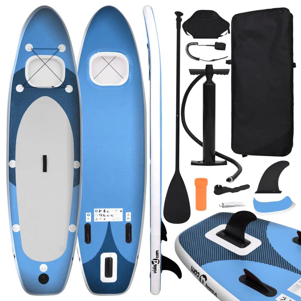 Stand Up Paddleboardset opblaasbaar 330x76x10 cm zeeblauw (1)