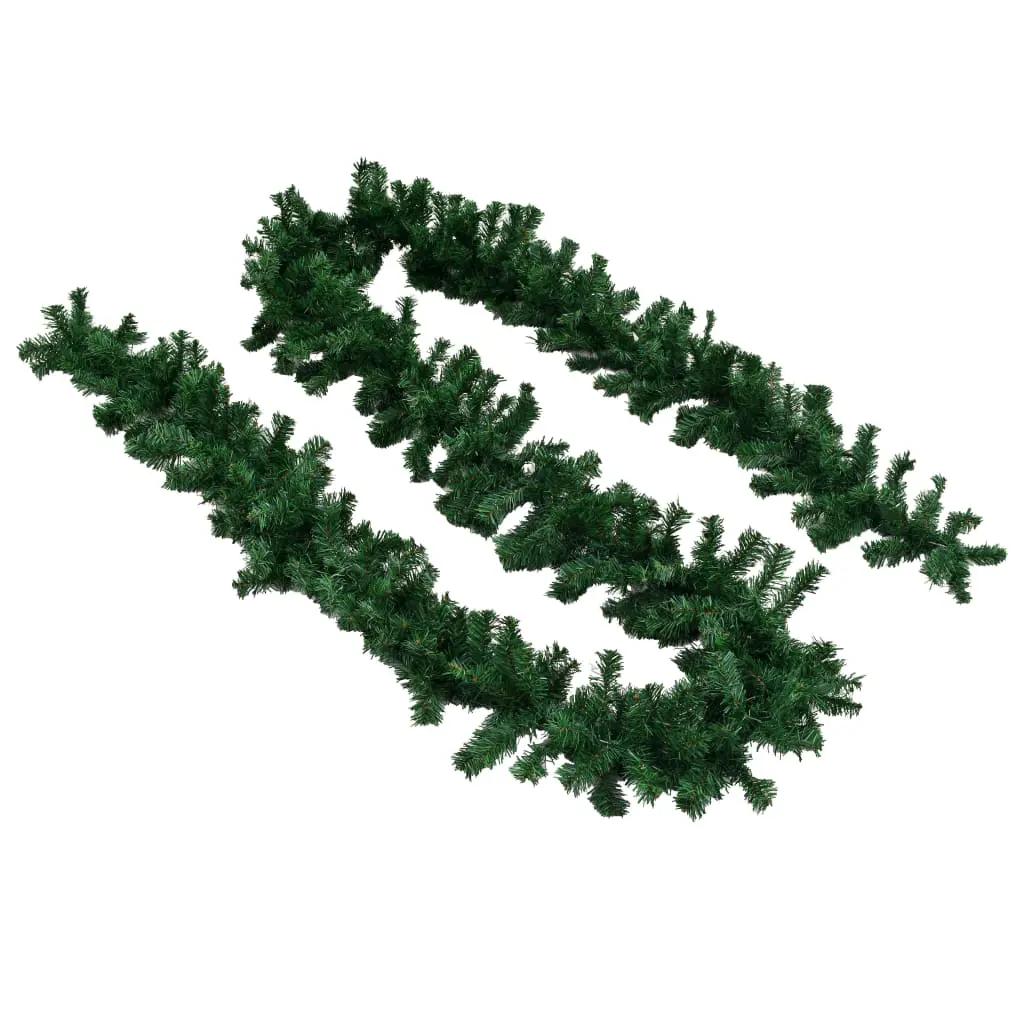 Kerstslingers 4 st 270 cm PVC groen (3)