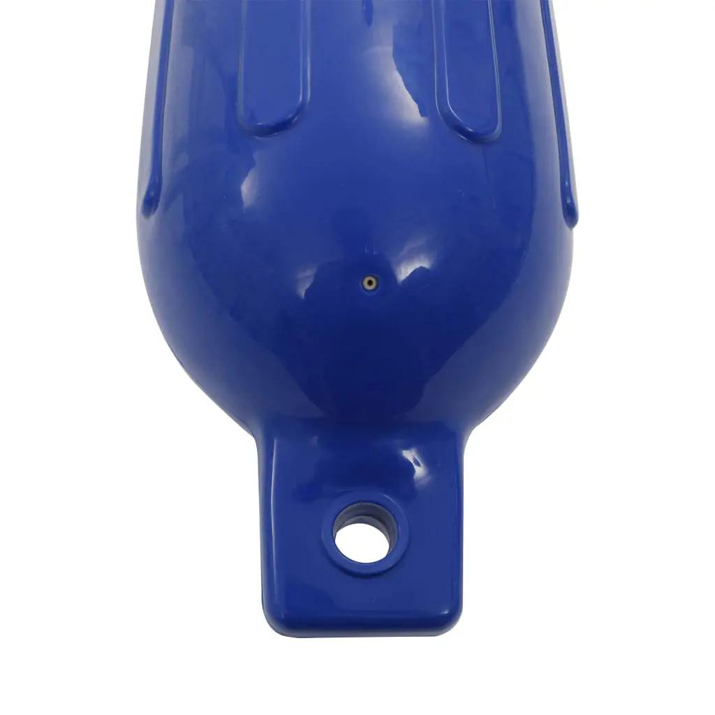 Bootstootkussens 4 st 58,5x16,5 cm PVC blauw (4)