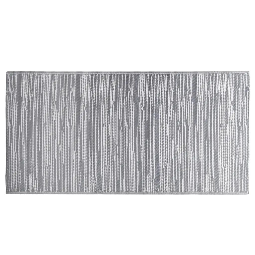 Buitenkleed 160x230 cm PP grijs (3)