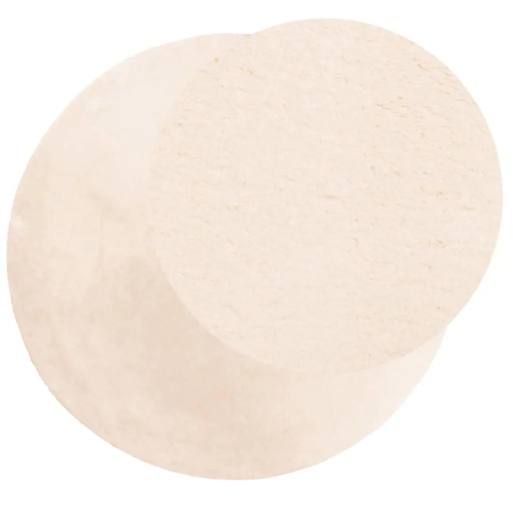 Vloerkleed HUARTE laagpolig zacht wasbaar Ø 160 cm beige (3)