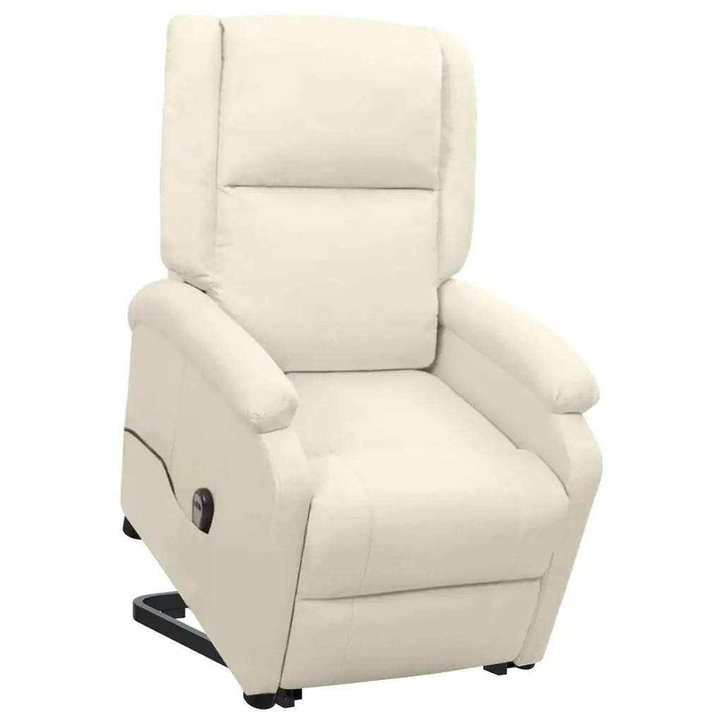 Sta-op-stoel stof crèmekleurig (1)