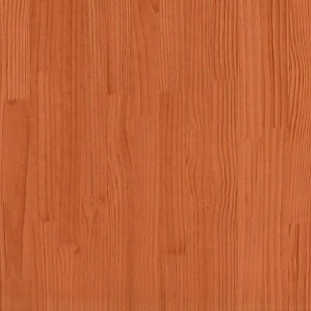 Bedframe met hoofdbord massief grenenhout wasbruin 90x200 cm (8)