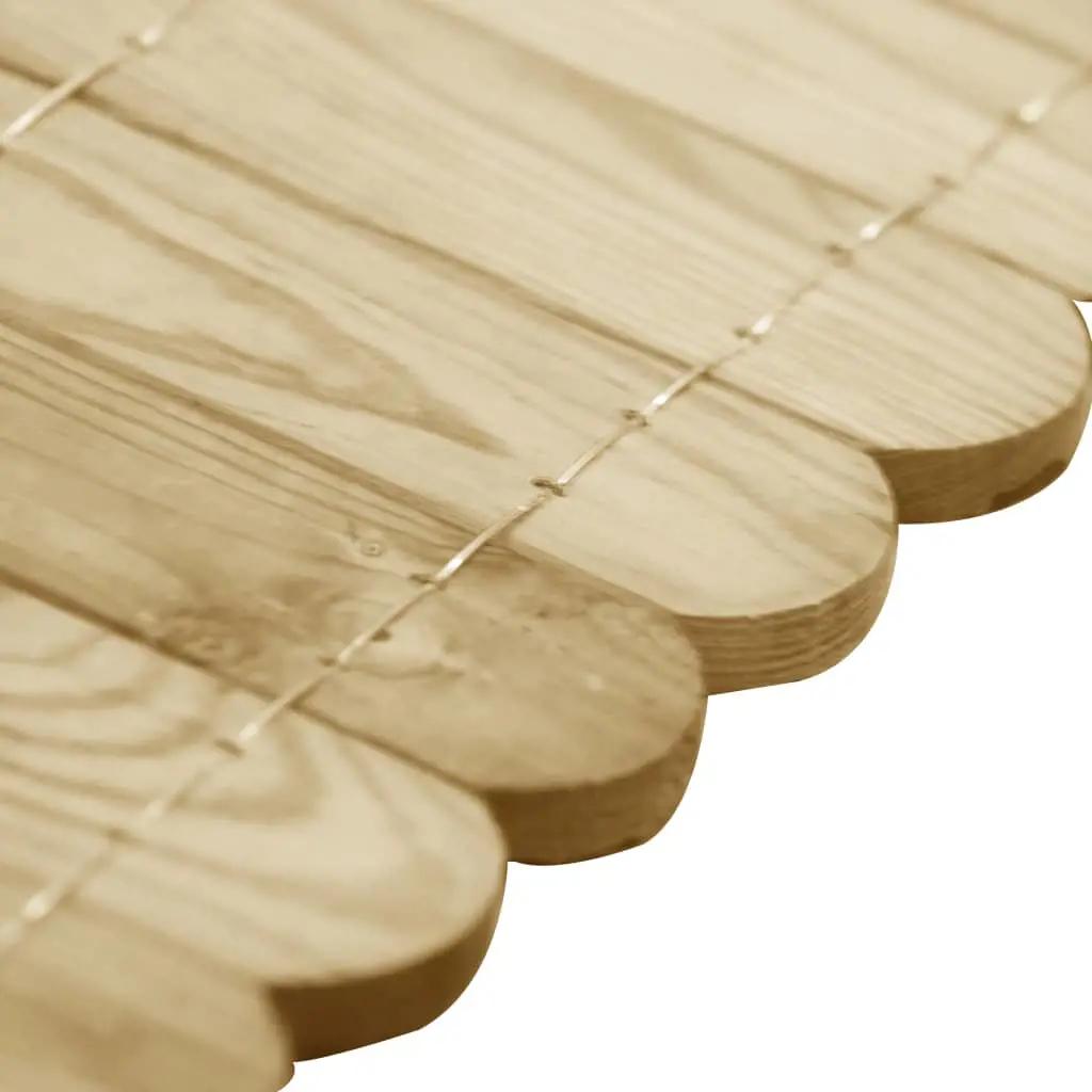 Gazonranden 3 st 120 cm geïmpregneerd grenenhout (5)