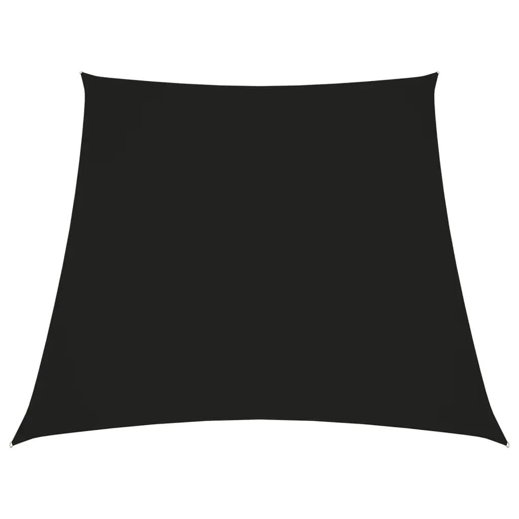 Zonnescherm trapezium 3/4x3 m oxford stof zwart (1)