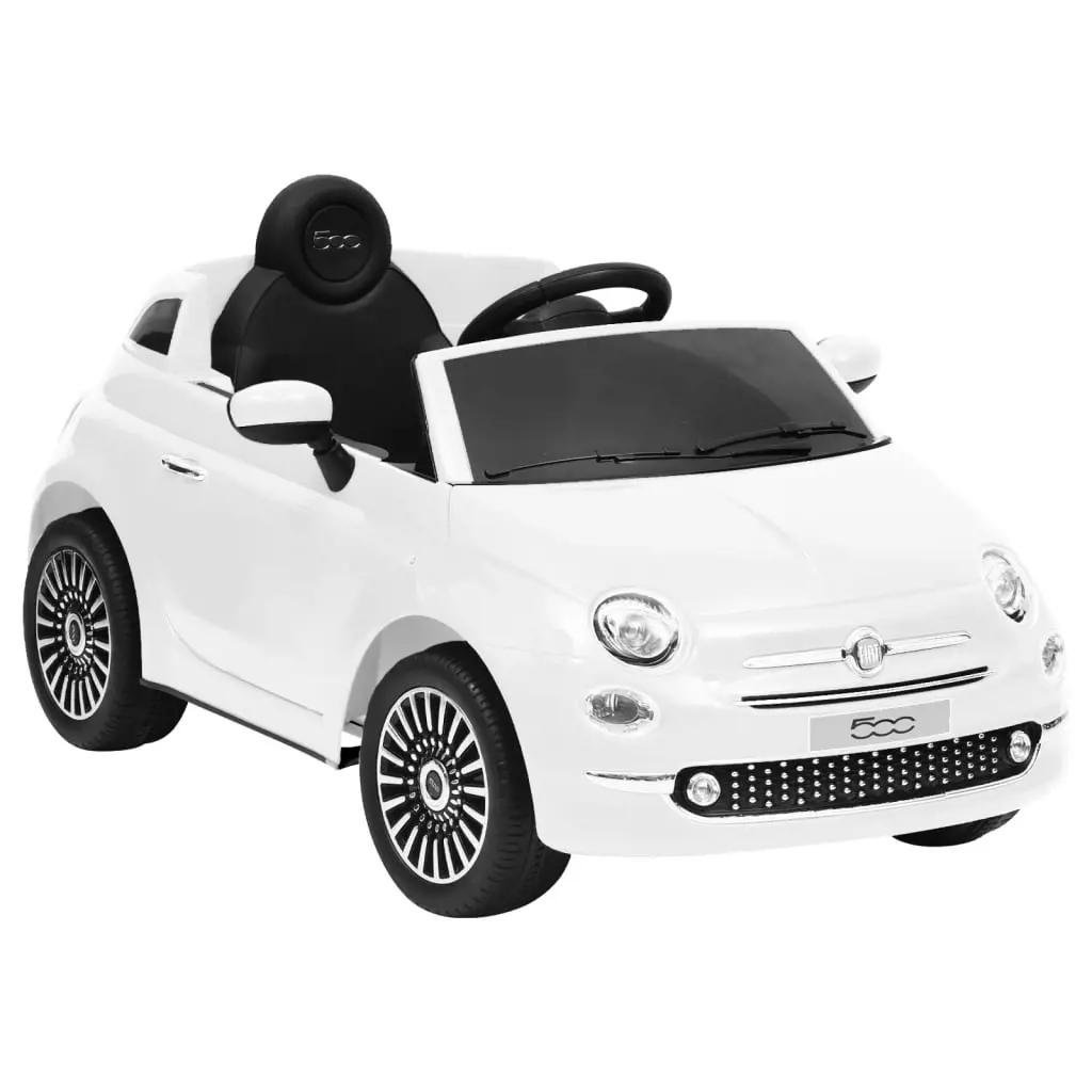 Kinderauto Fiat 500 elektrisch wit (1)