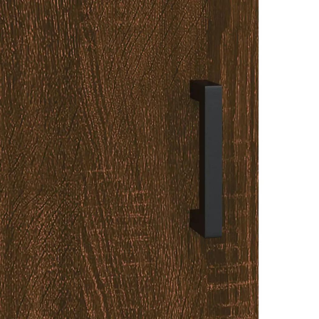 Dressoir 100x36x60 cm bewerkt hout bruin eikenkleur (10)