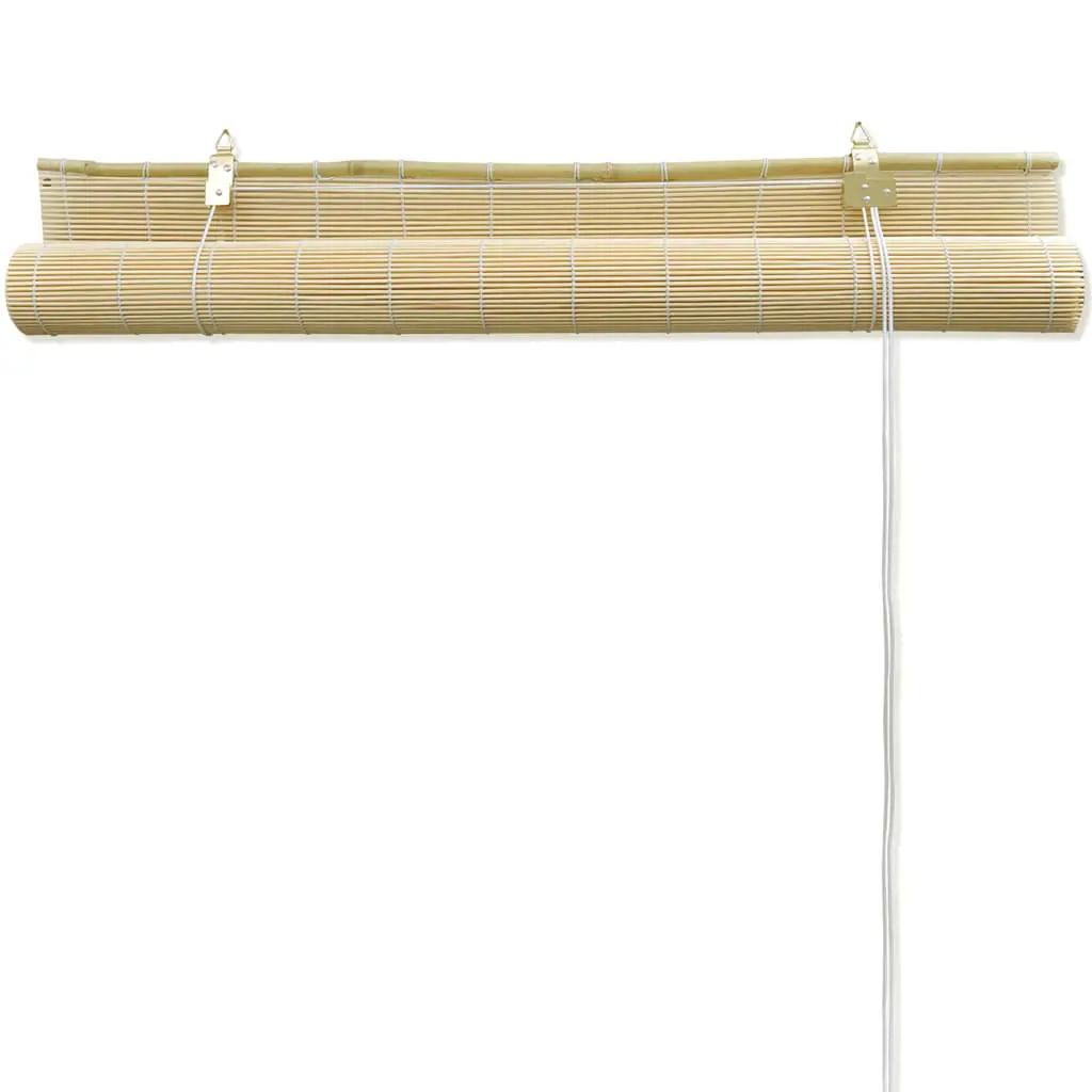 Rolgordijn 120x220 cm bamboe natuurlijk (5)