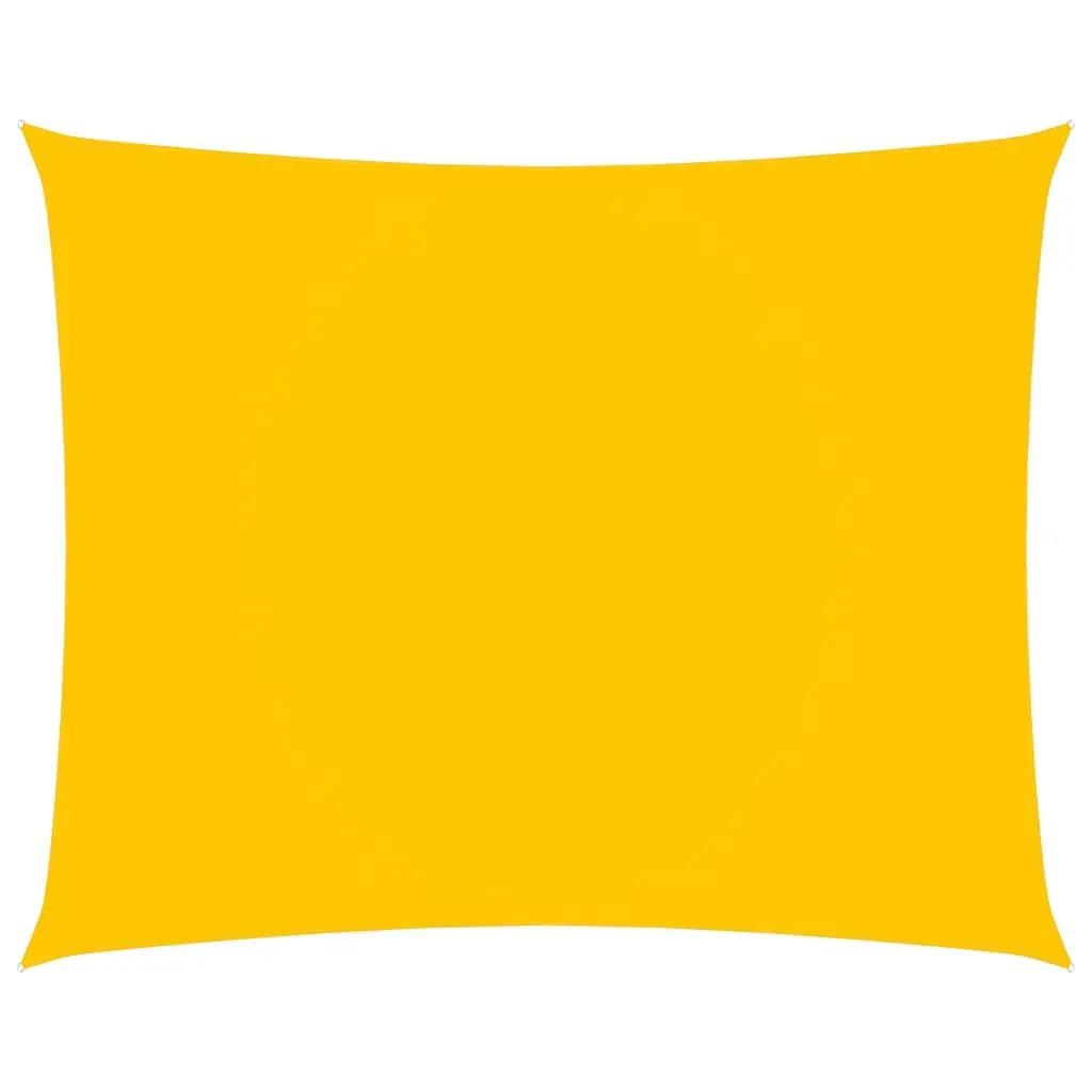 Zonnescherm rechthoekig 2,5x4,5 m oxford stof geel (1)