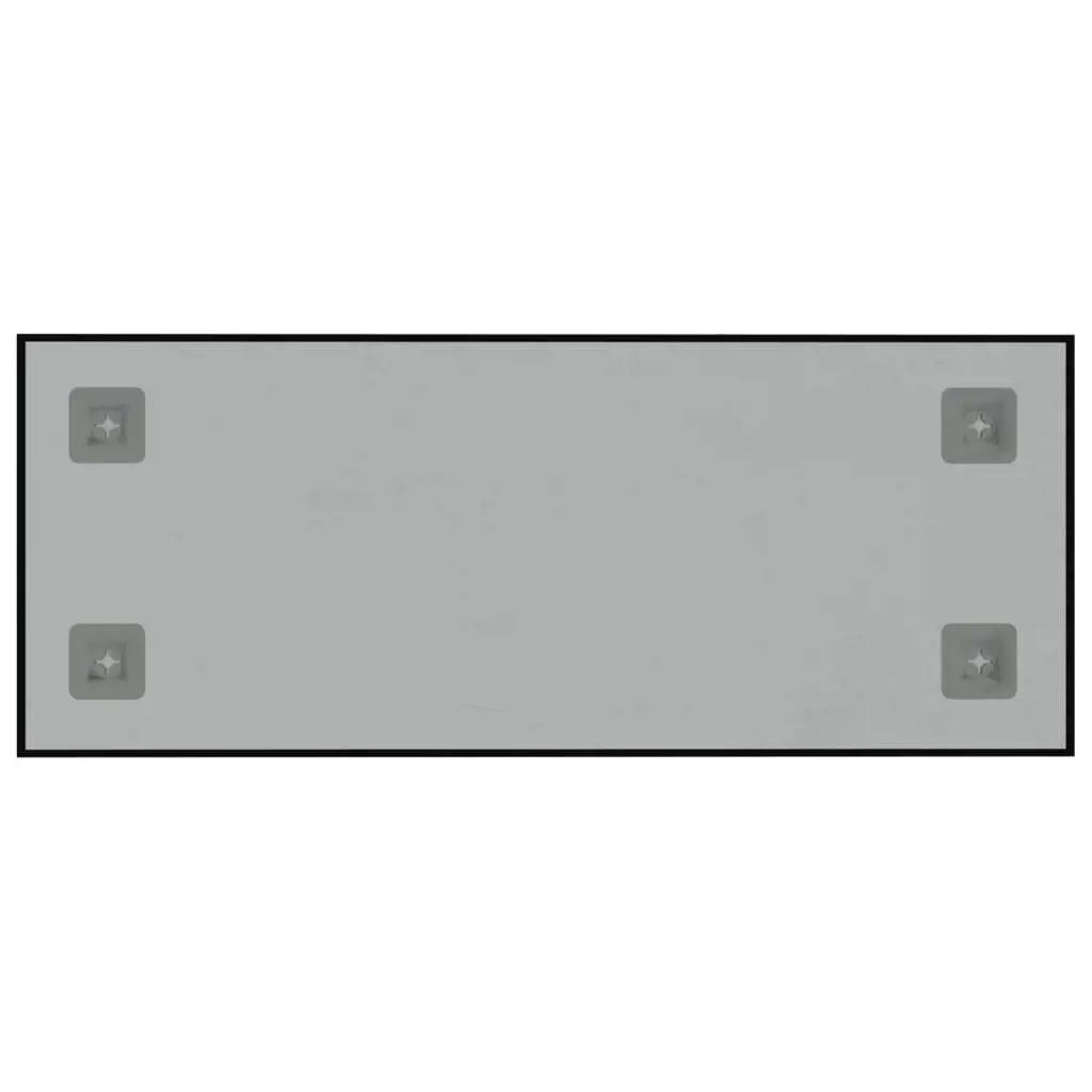 Magneetbord voor aan de wand 50x20 cm gehard glas zwart (4)