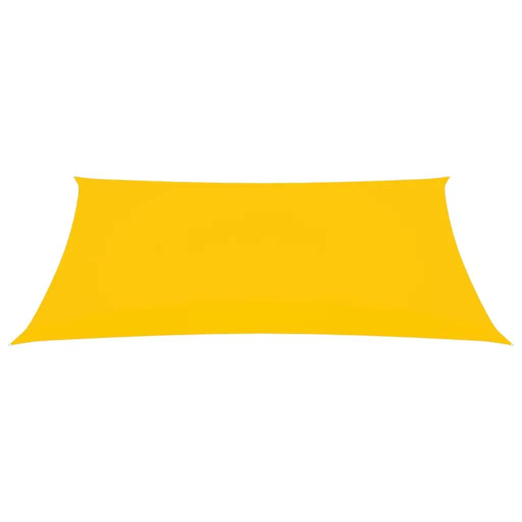 Zonnescherm rechthoekig 2x4 m oxford stof geel (2)