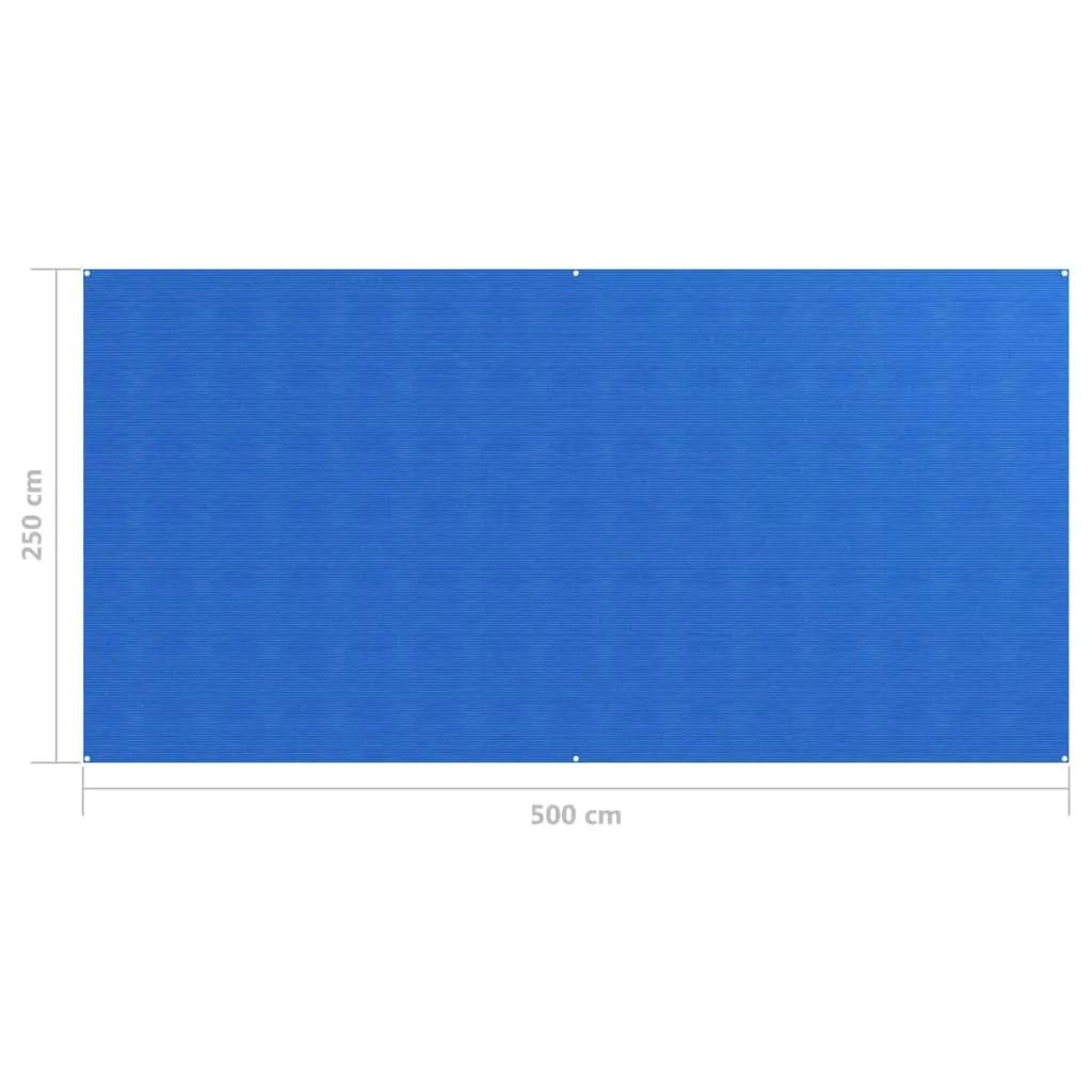 Tenttapijt 250x500 cm blauw (4)